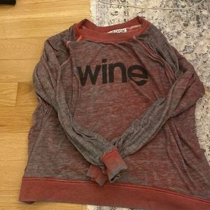 Wildfox wine sweatshirt